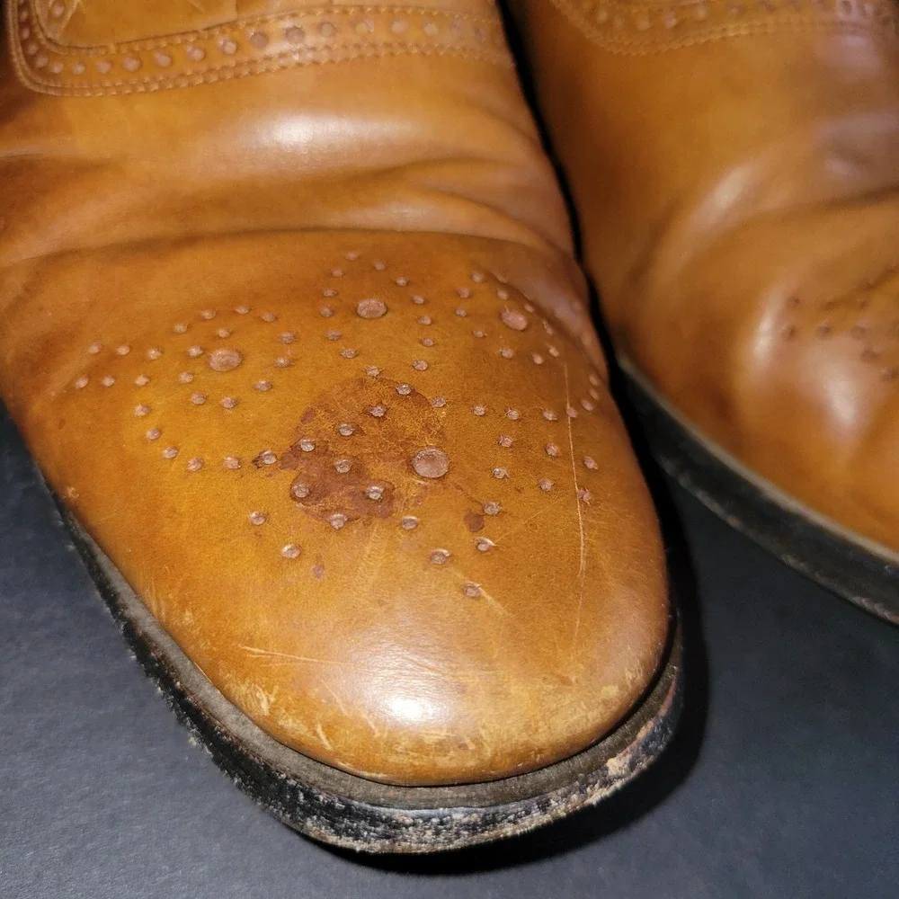 Allen Edmonds Siena Brogue Dress Shoes Men's Size 10.5D Oxford Brown